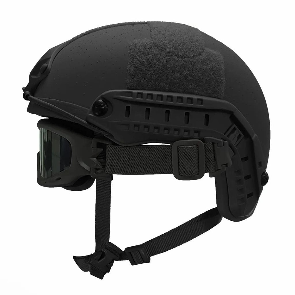 Montaje RAS ARC para casco compatible con gafas SPEAR/NERVE en negro
