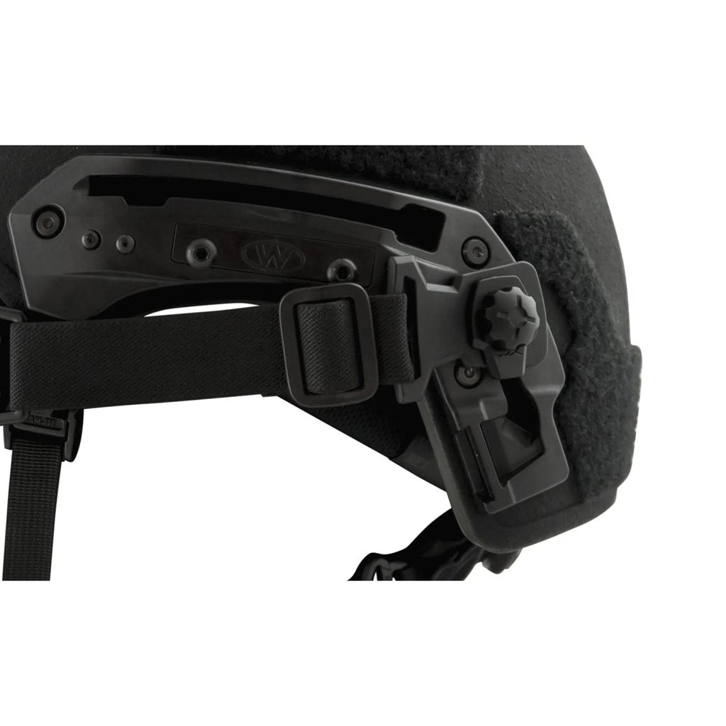 Montaje RAS Team Wendy para gafas SPEAR/NERVE en negro, adaptador para casco con sistema de liberación