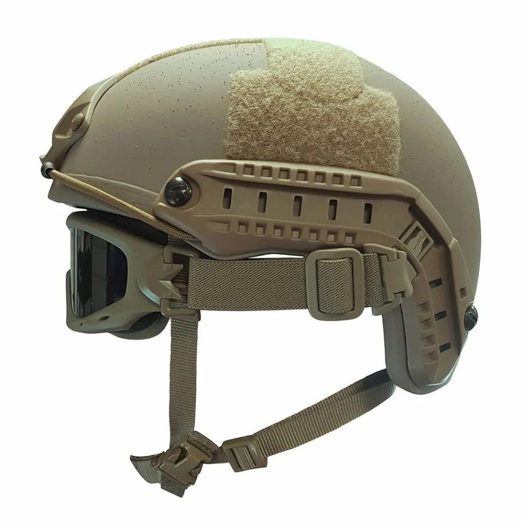 Montaje ARC WX RAS para casco compatible con gafas SPEAR/NERVE Tan, vista del accesorio