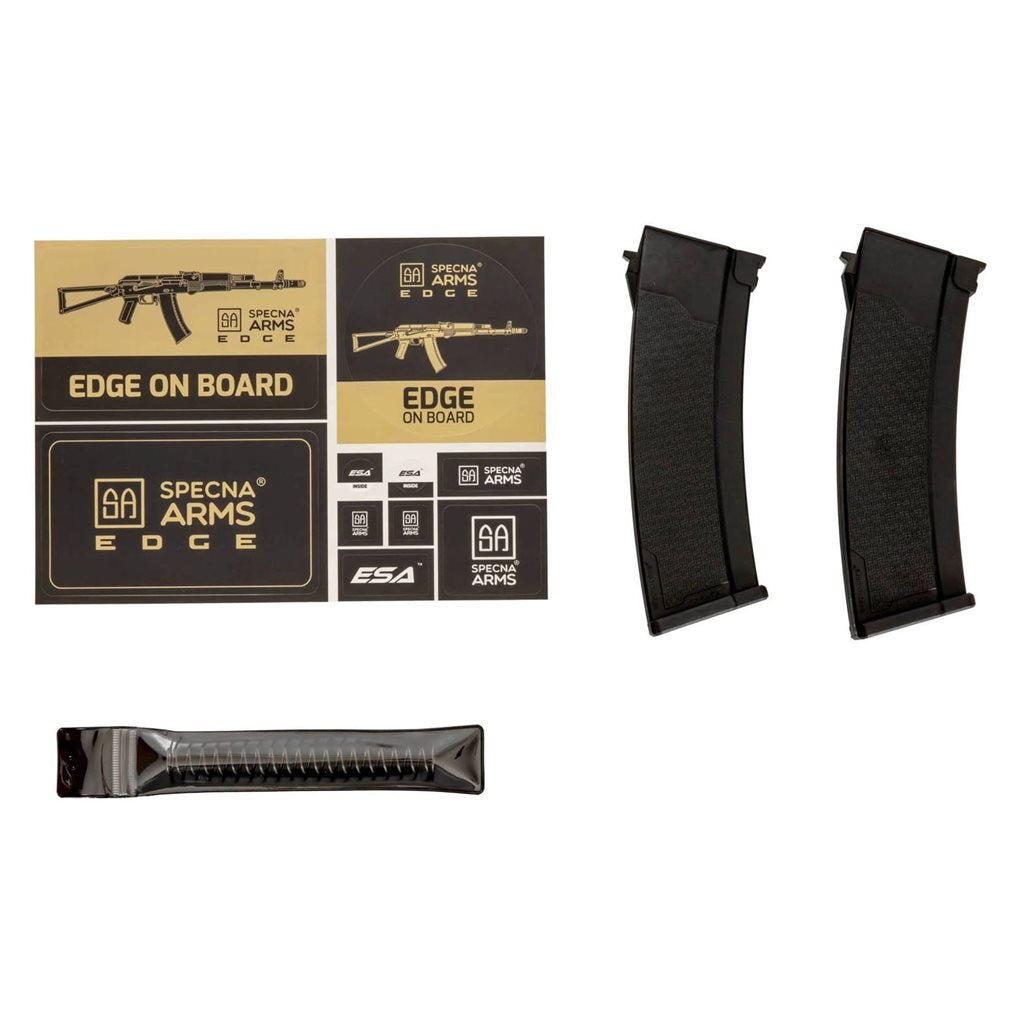 Réplica airsoft AEG AK-105 (SA-J09) cuerpo de acero negro