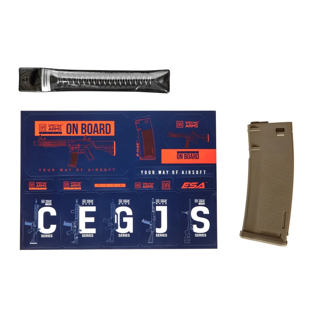 Rifle airsoft AEG M4 Carbine M-LOK negro (SA-F03) - vista lateral