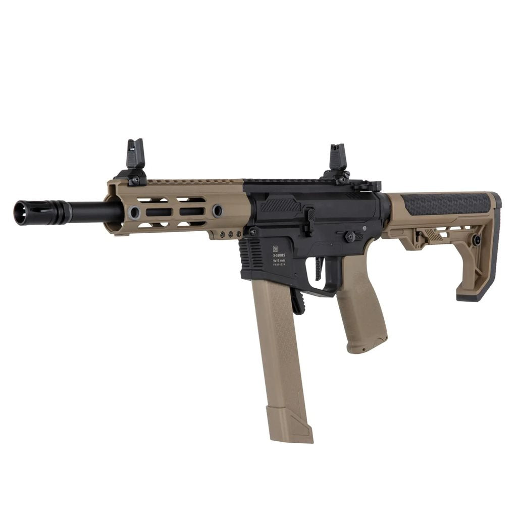 Subfusil airsoft AEG AR9 LIGHT OPS (SA-FX01) Negro y Coyote