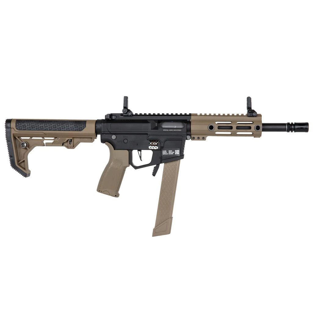 Subfusil airsoft AEG AR9 LIGHT OPS (SA-FX01) Negro y Coyote