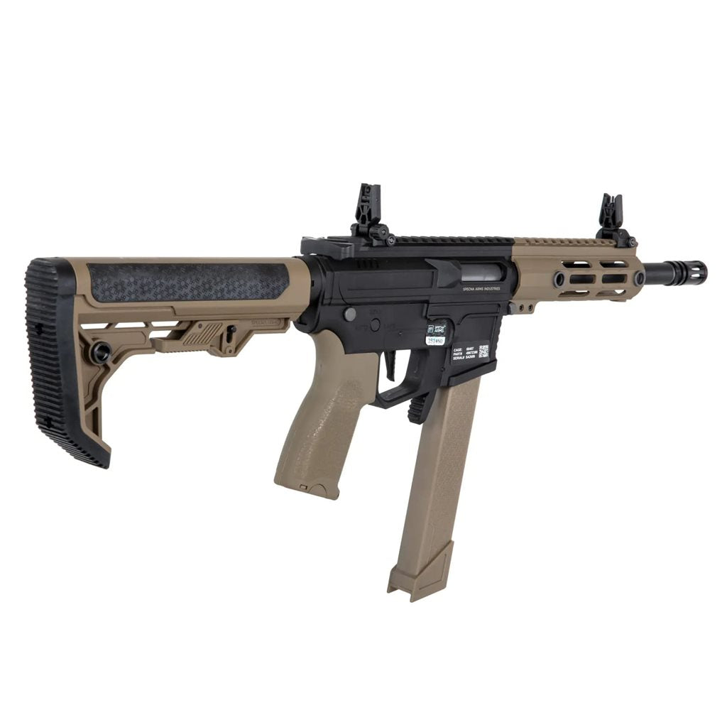Subfusil airsoft AEG AR9 LIGHT OPS (SA-FX01) Negro y Coyote