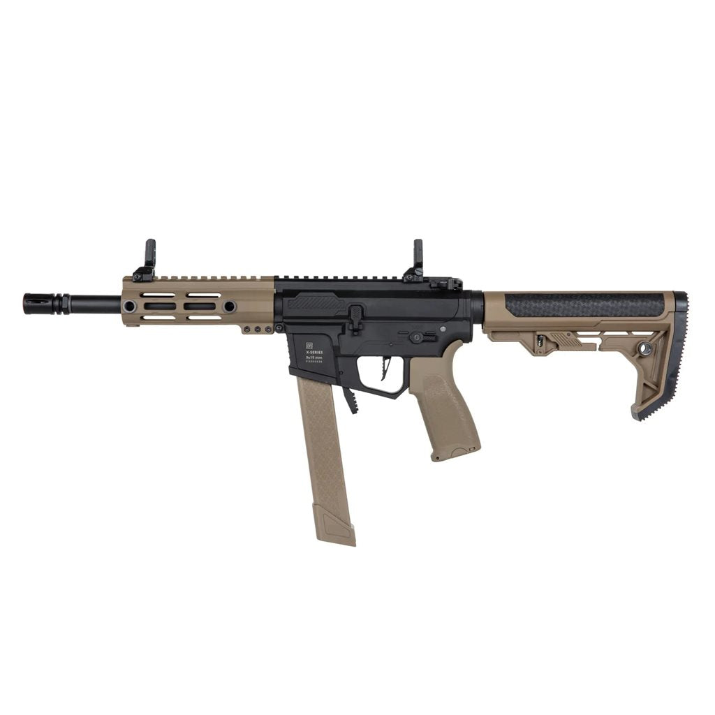 Subfusil airsoft AEG AR9 LIGHT OPS (SA-FX01) Negro y Coyote