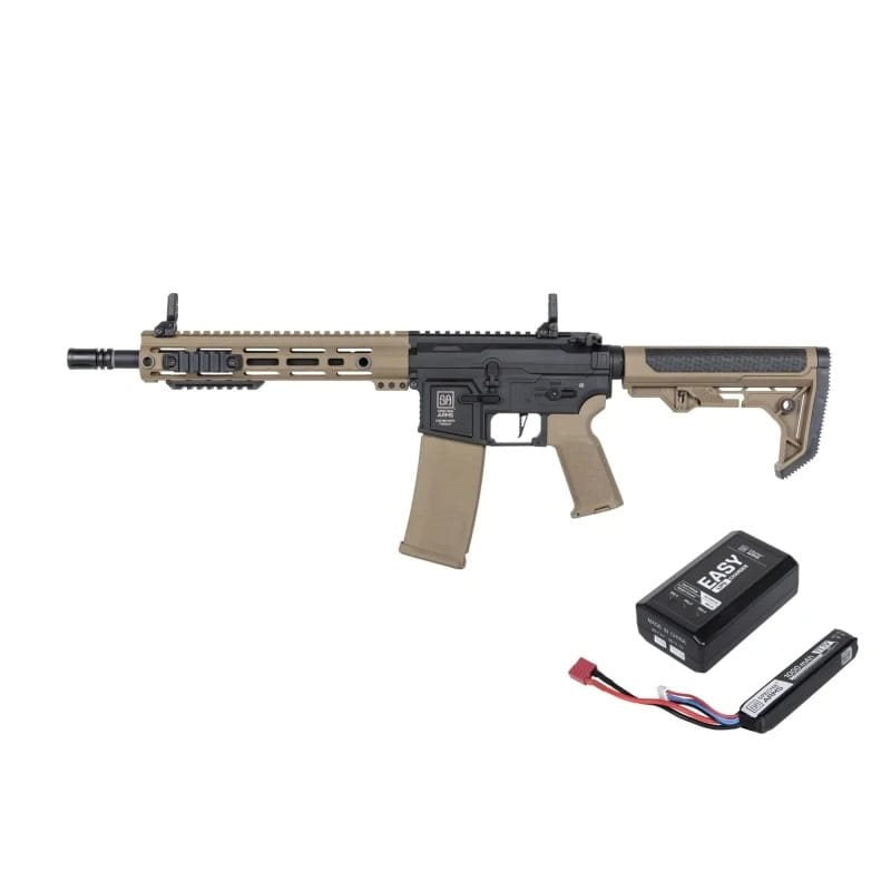 Imagen de Puška airsoft AEG M4 CARBINE RL M-LOK Gen2 (SA-F05) en negro y verde