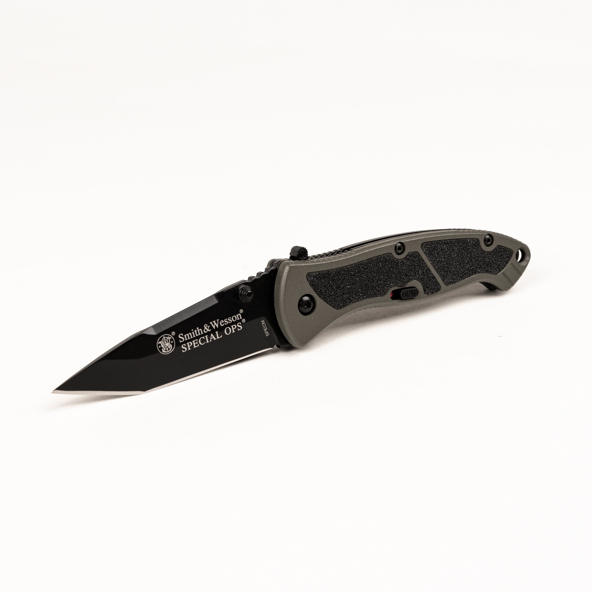 Navaja plegable S&W SPECIAL OPS tanto verde con apertura asistida MAGIC