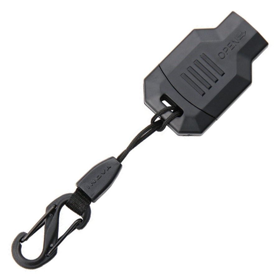Linterna Inova Microlight negra para llavero, LED blanca