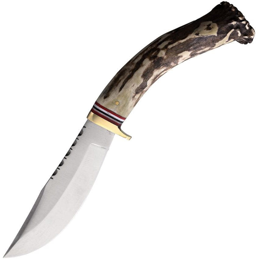 Cuchillo fijo STAG HUNTER 7030, hoja curva de caza y uso EDC