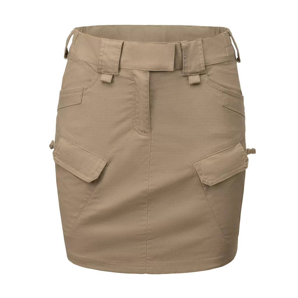 Falda mujer UTS rip-stop stretch KHAKI con múltiples bolsillos