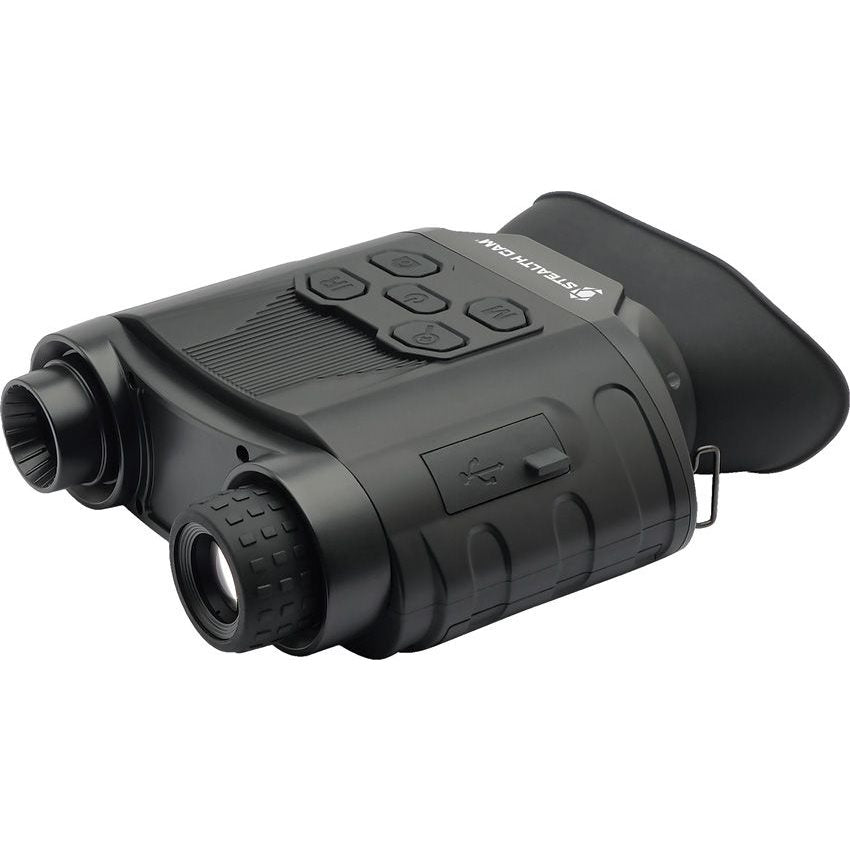 Visión nocturna digital STEALTH CAM 3x20 binocular negro con iluminador IR