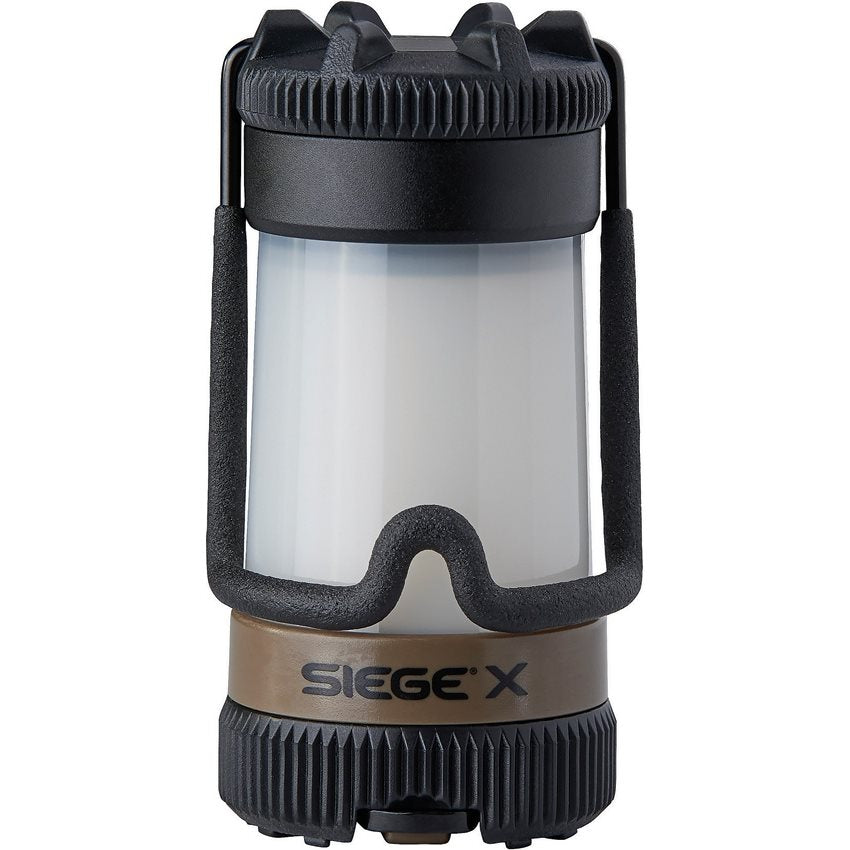 Linterna SIEGE X LED USB recargable, cuerpo de polímero resistente, protección IPX7