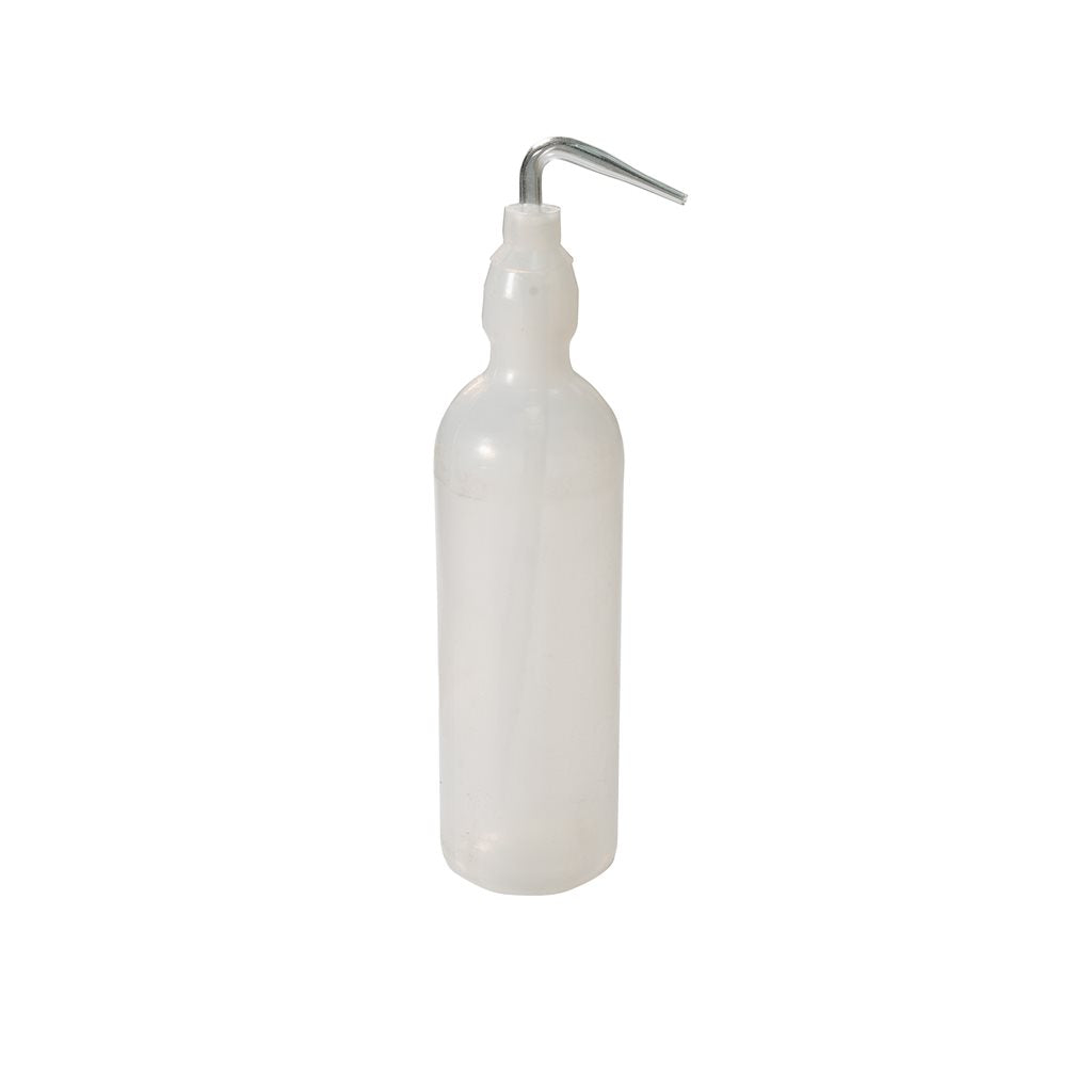 Jeringa de laboratorio PE 250 ml con codo de vidrio