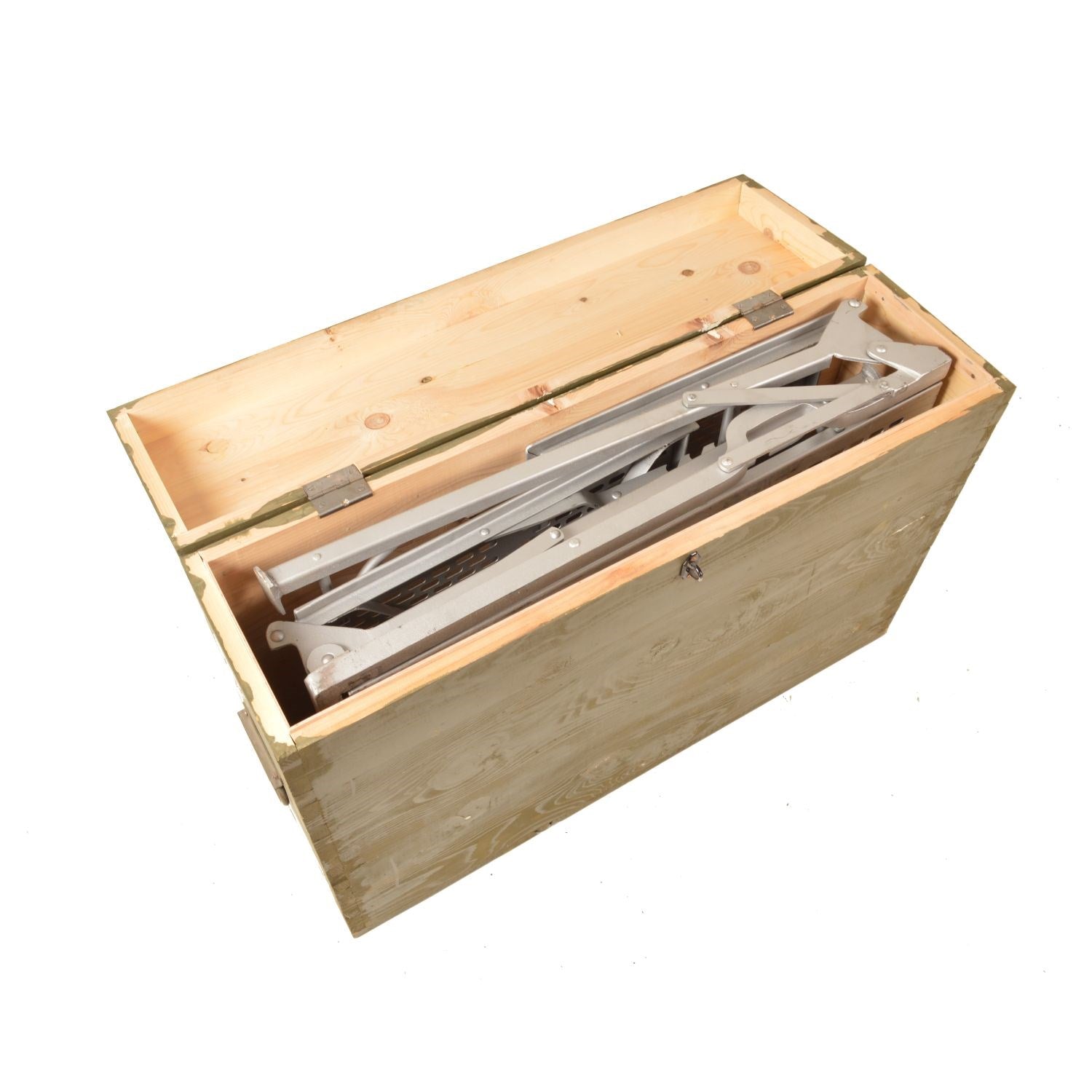 Mesa de operaciones militar de acero PSS-1 con caja de transporte