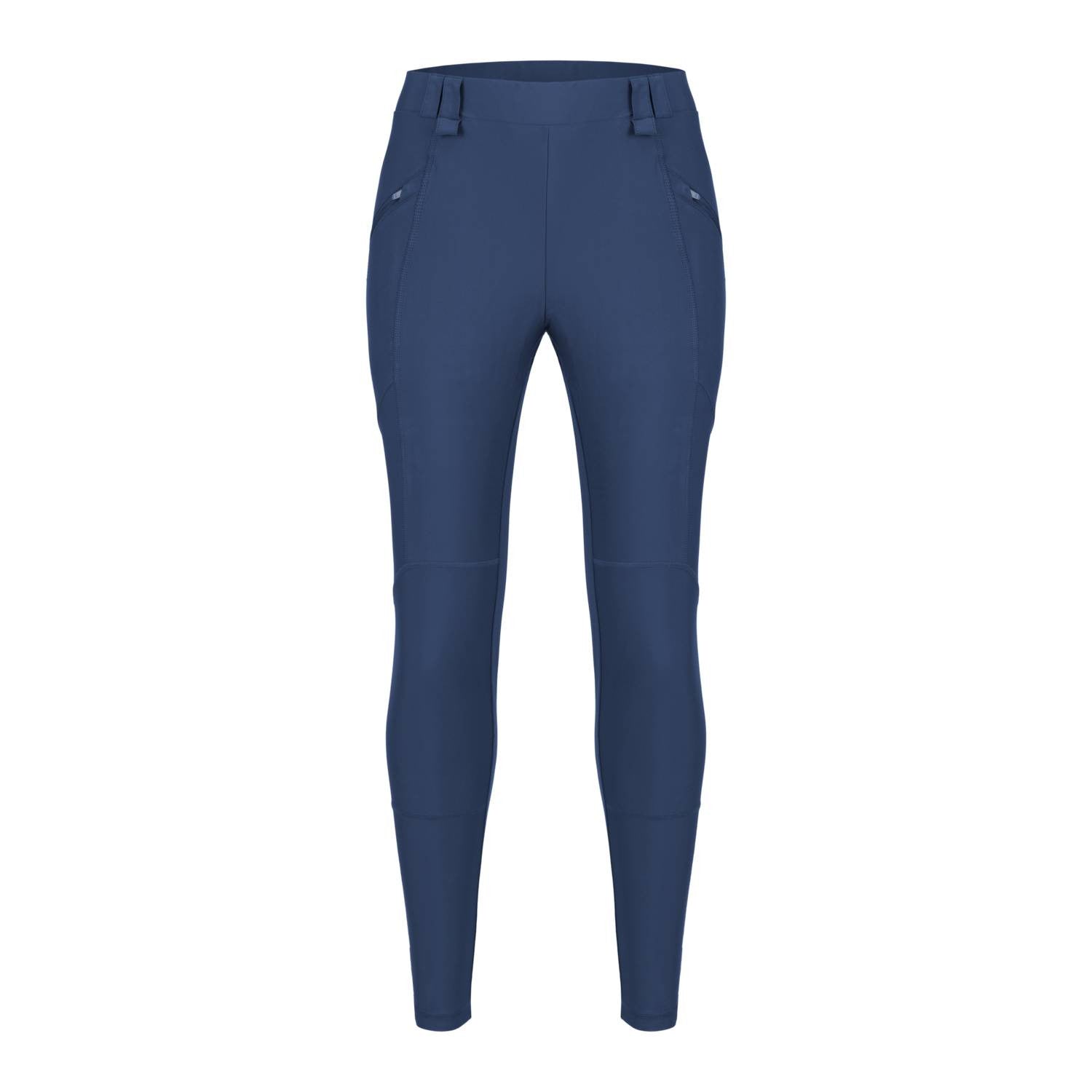 Leggings tácticos HOYDEN RANGE verdes de mujer con bolsillos oblicuos y cierres YKK
