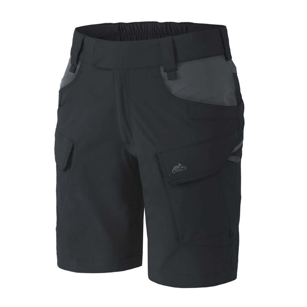 Pantalones cortos mujer OTS VersaStretch Lite negro/gris, ultraligeros y transpirables