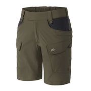 Pantalones cortos de mujer OTS VersaStretch Lite 8,5" Taiga Green/Negro