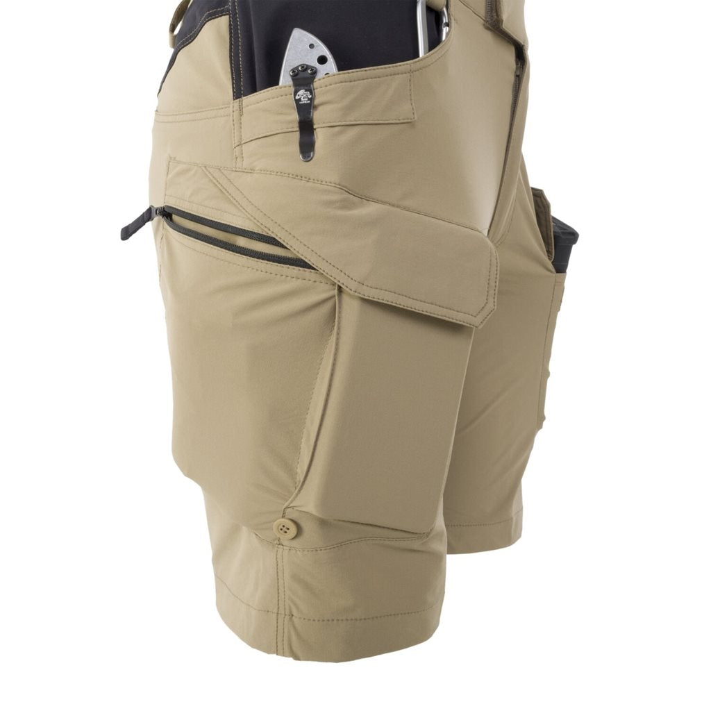Pantalones cortos OTS VersaStretch Lite 8,5'' khaki/negro
