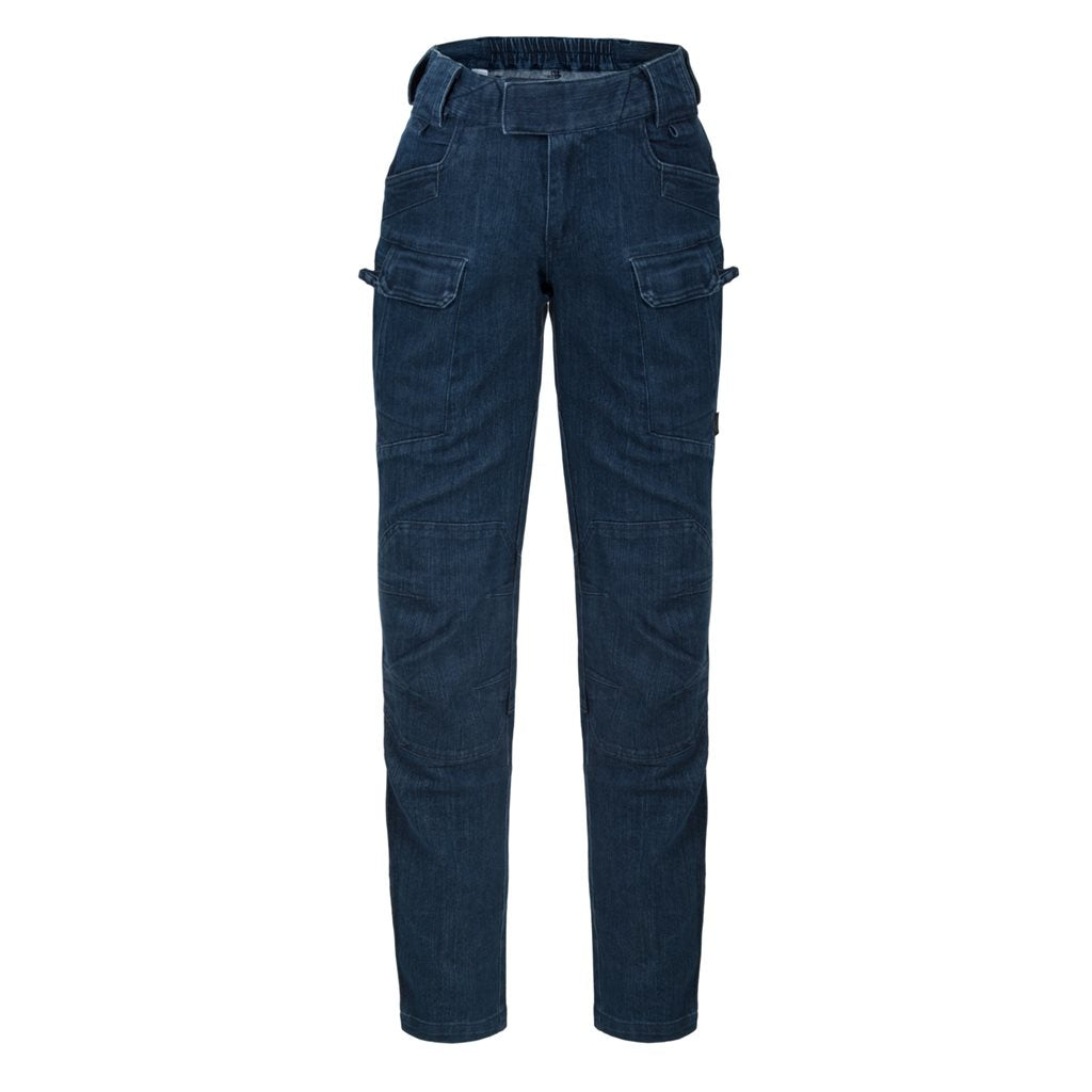 Pantalones tácticos de mujer UTP Denim Stretch azul marino con múltiples bolsillos