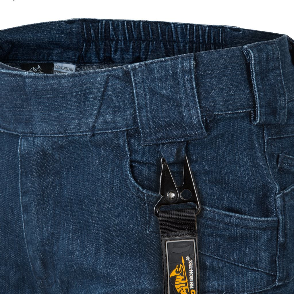 Pantalones tácticos de mujer UTP Denim Stretch azul marino con múltiples bolsillos