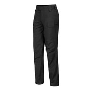 Pantalones tácticos de mujer UTP RESIZED rip-stop negros con múltiples bolsillos y alojamiento para protector de rodilla