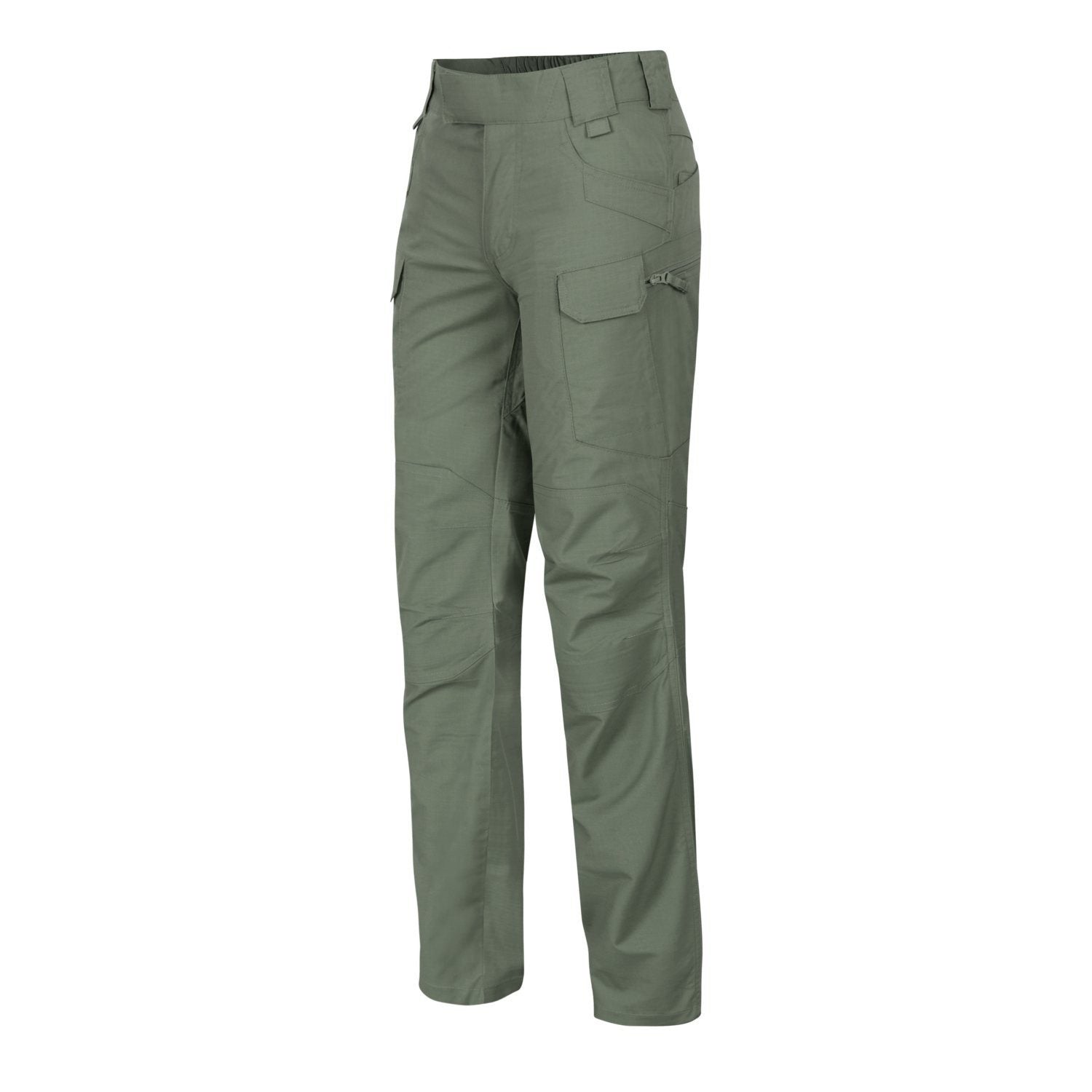 Pantalones tácticos mujer UTP® Denim Stretch azul marino, múltiples bolsillos y alojamiento para rodilleras