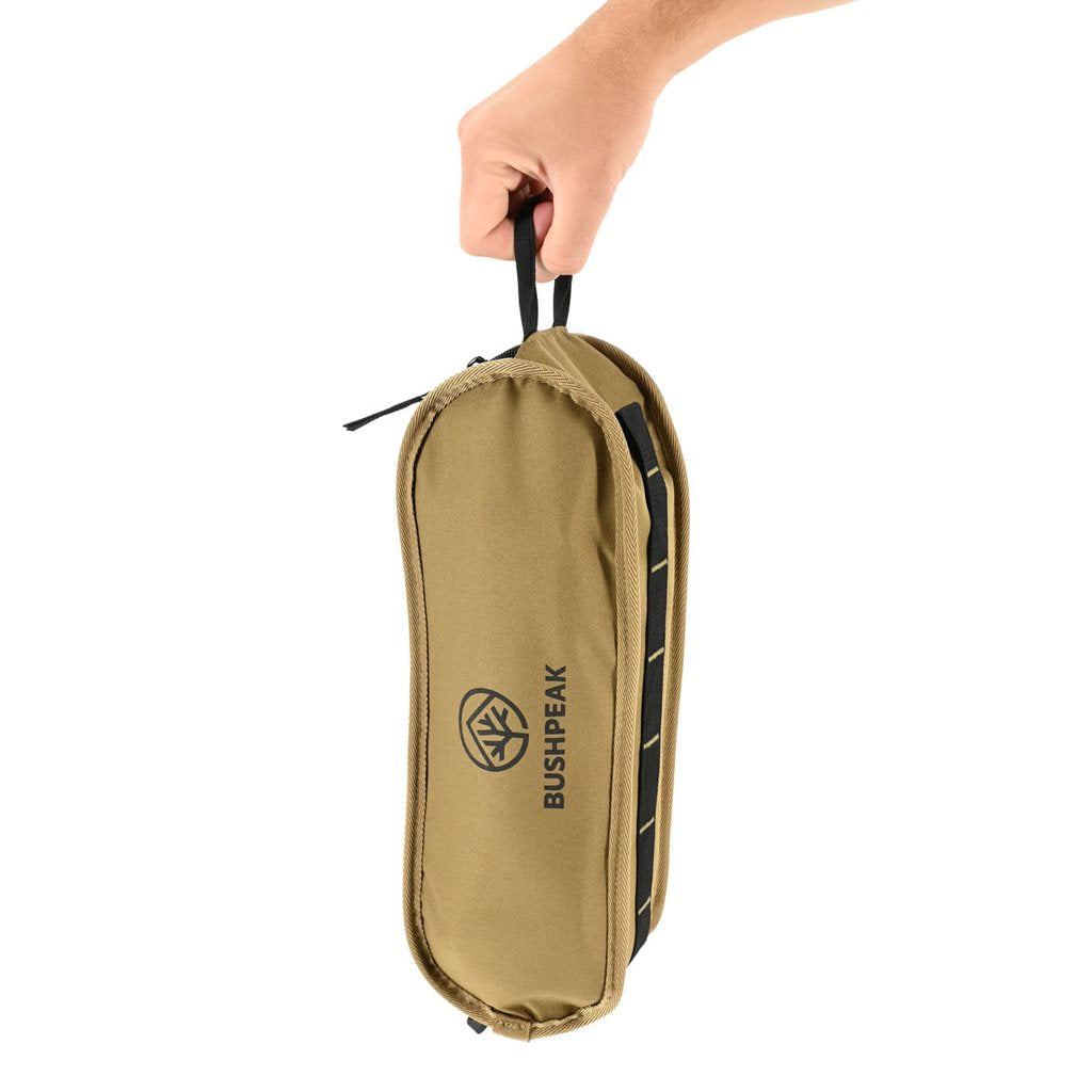 Silla Wildscape Mini plegable ligera en color negro, diseño compacto para camping