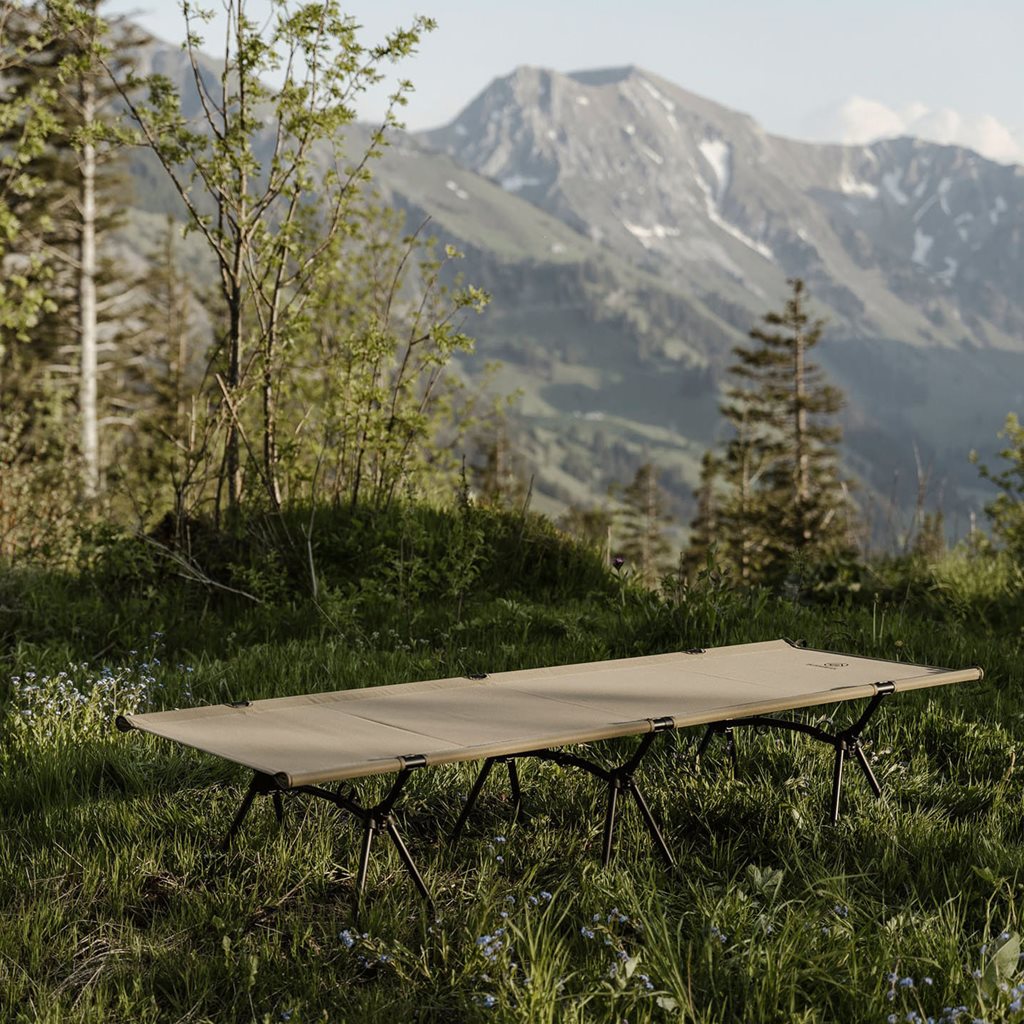 Cama plegable FORESTER color arena - vista del producto