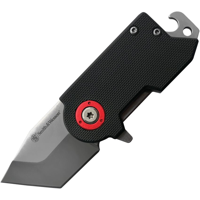 Navaja BENJI Framelock negra, hoja tanto en acero 8Cr13MoV y mango G10