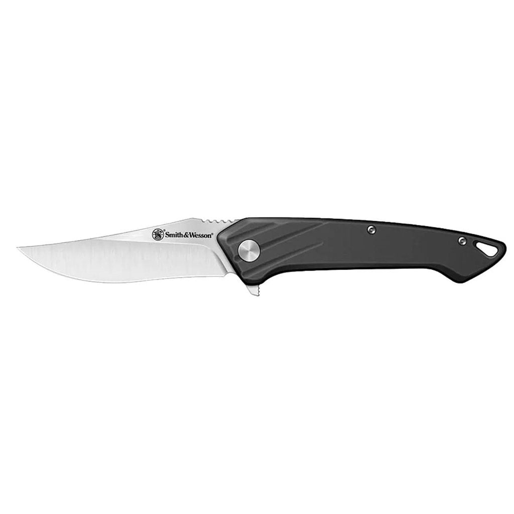 Navaja plegable Black Ops RECURVE con hoja clip point y cierre LinerLock