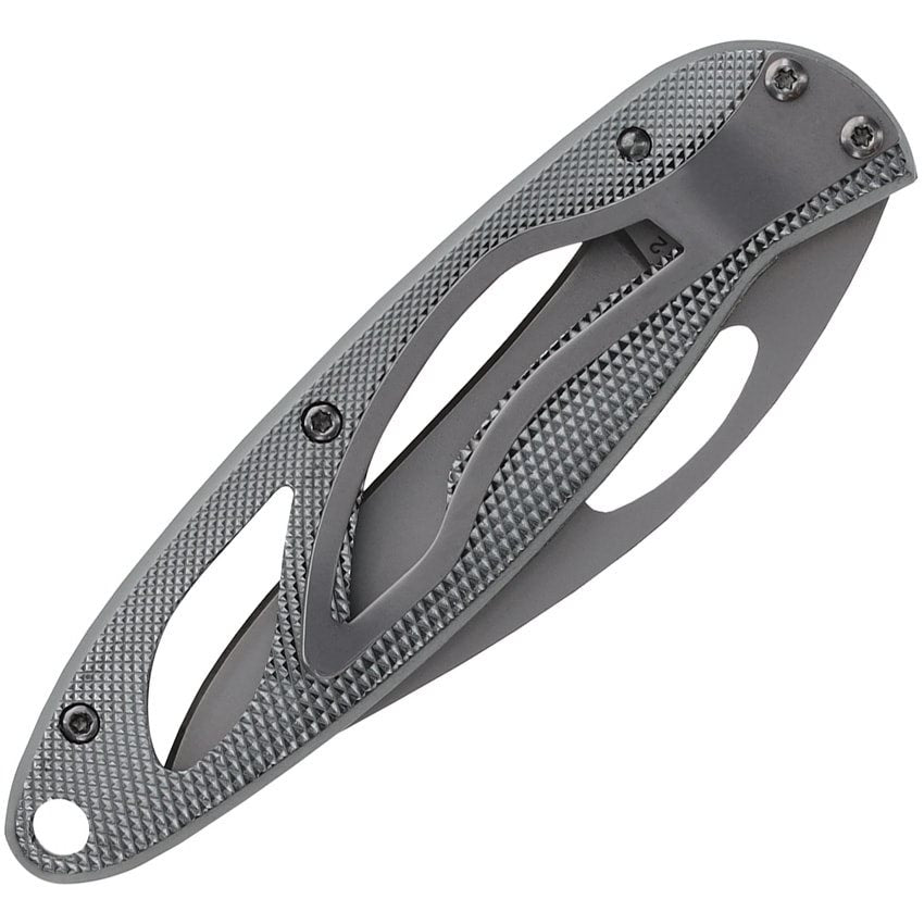 Navaja plegable EXTREME SWA12CP con hoja lisa de acero inoxidable y mango de aluminio, bloqueo LinerLock