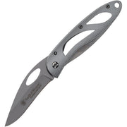 Navaja plegable EXTREME SWA12CP con hoja lisa de acero inoxidable y mango de aluminio, bloqueo LinerLock