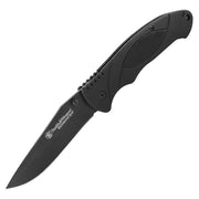 Navaja plegable Smith & Wesson SWA25 ExtremeOps con hoja negra y mango de goma antideslizante