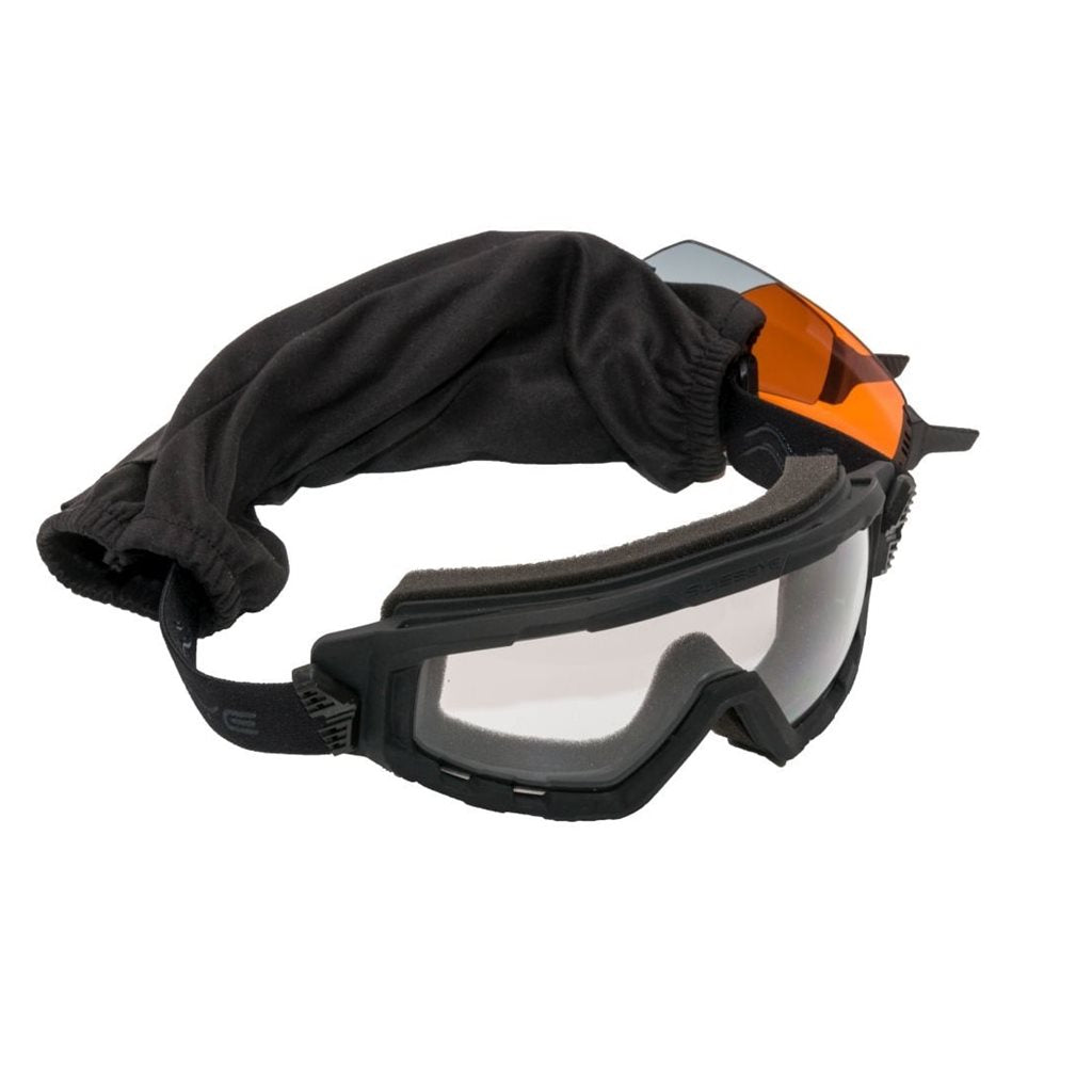 Gafas tácticas cerradas G-Tac negras con lentes naranja y ahumado