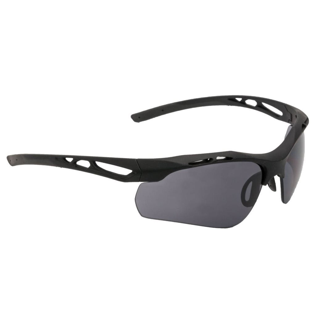 Gafas tácticas Attack marco negro con 3 lentes (incluye lentes claro y naranja)