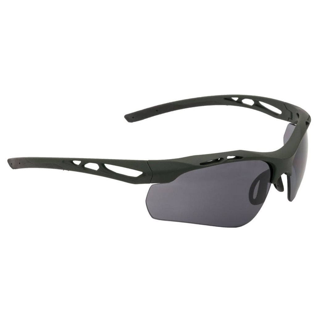 Gafas tácticas Attack marco negro con 3 lentes (incluye lentes claro y naranja)
