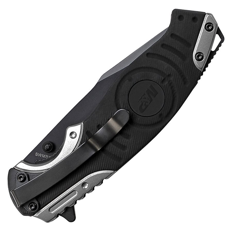 Navaja plegable SMITH & WESSON SWMP13GLS, filo combinado, color COYOTE