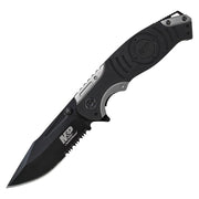 Navaja plegable SMITH & WESSON SWMP13GLS, filo combinado, color COYOTE