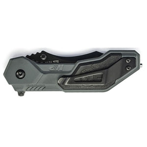 Navaja plegable MILITARY POLICE negra Smith & Wesson SWMP1 con hoja de acero y mango de aluminio