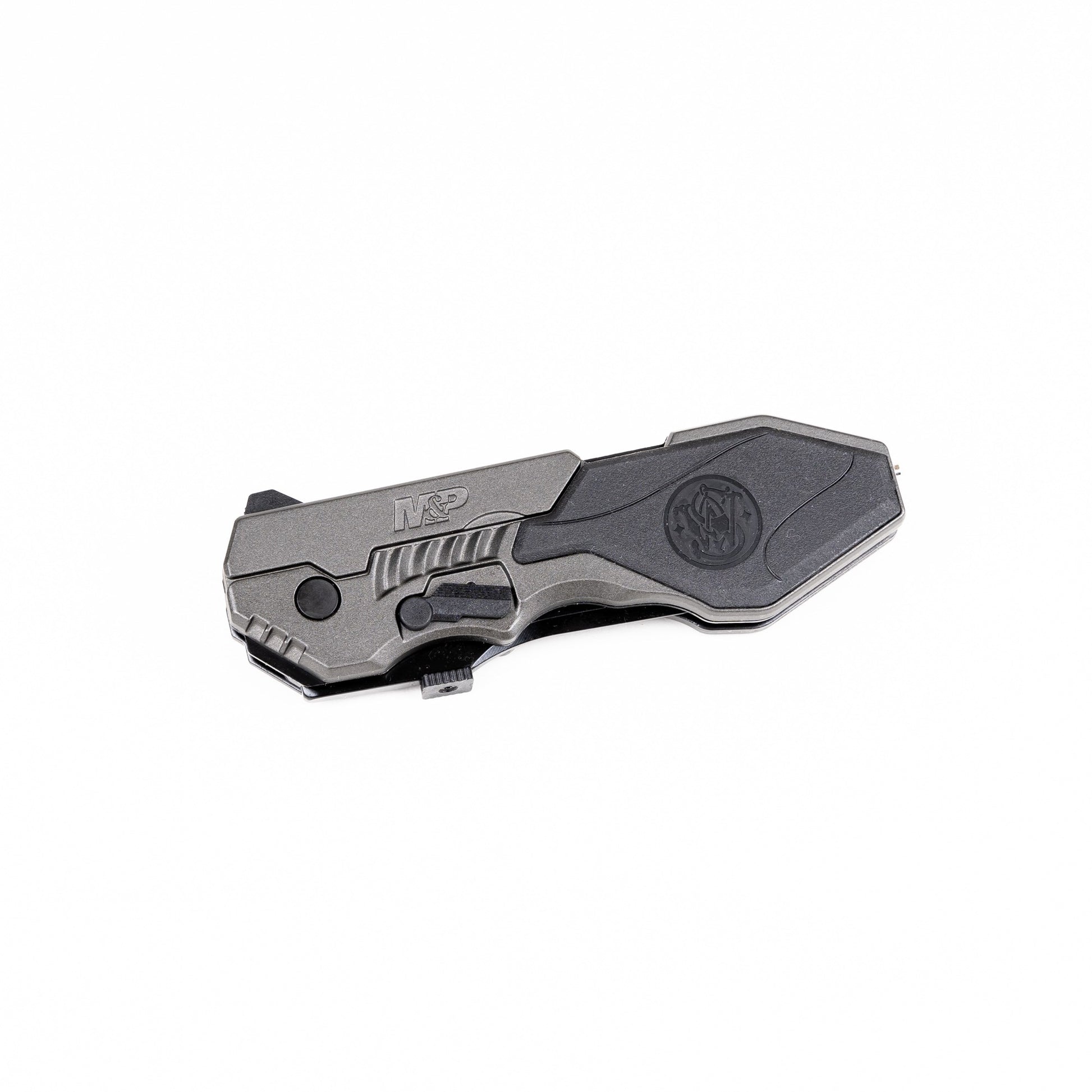 Navaja Smith & Wesson SWMP4LS, mango aluminio y hoja dentada