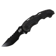 Cuchillo plegable Smith & Wesson M&P negro con apertura asistida M.A.G.I.C. y filo combinado