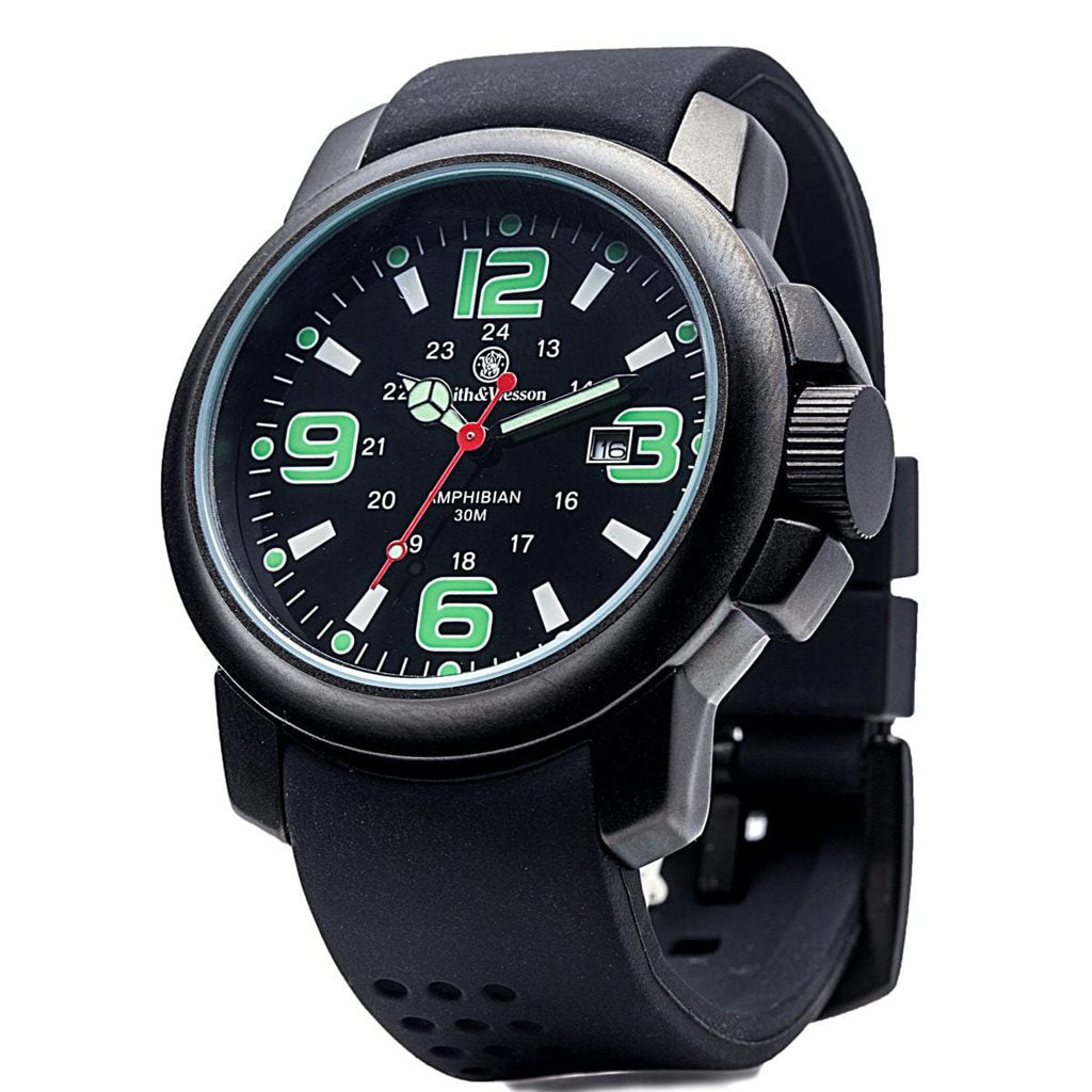 Reloj AMPHIBIAN COMMANDO con caja de titanio ligera y tapa trasera de acero inoxidable
