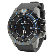 Reloj TROOPER Smith & Wesson azul con correa de goma y acero inoxidable