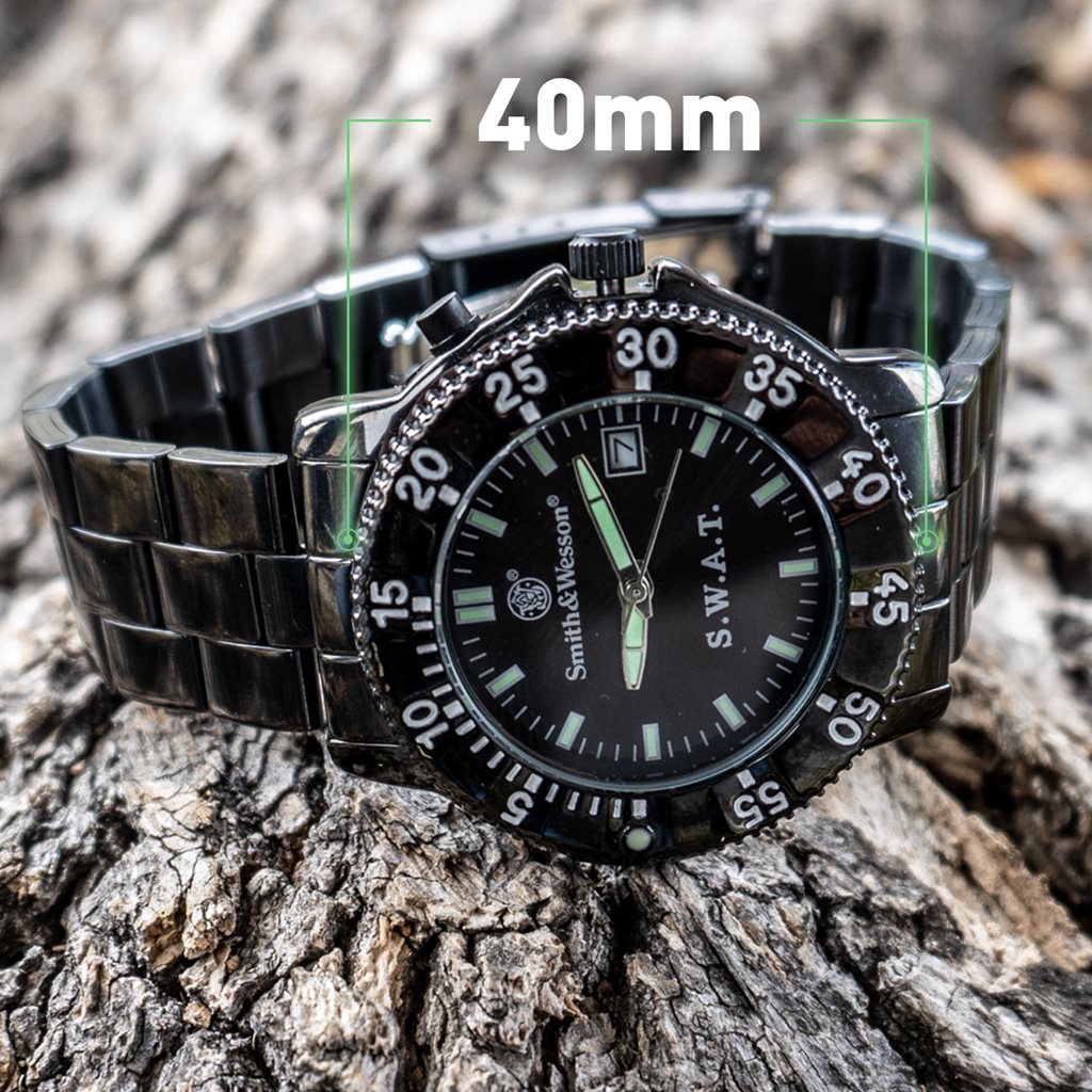 Reloj Smith & Wesson S.W.A.T. con correa metálica