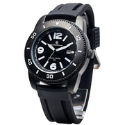 Reloj PARATROOPER Smith & Wesson blanco y negro con correa de goma