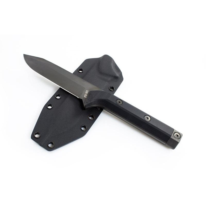 Cuchillo táctico T1 TAURUS MIKOV negro, hoja N690, empuñadura G10