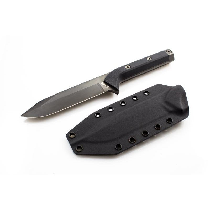 Cuchillo táctico T1 TAURUS MIKOV negro, hoja N690, empuñadura G10
