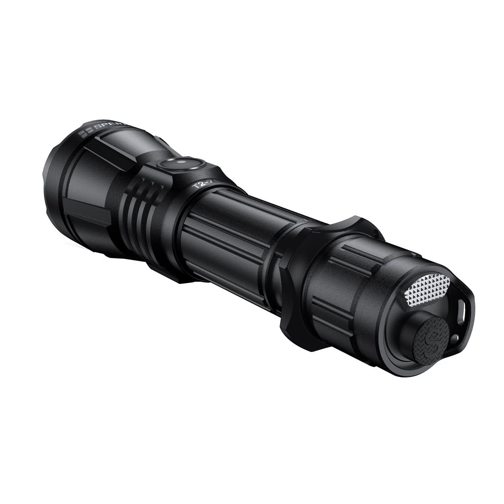 Linterna táctica recargable T2-70-SP 3300 lúmenes alcance 280 metros IPX8 cuerpo aluminio
