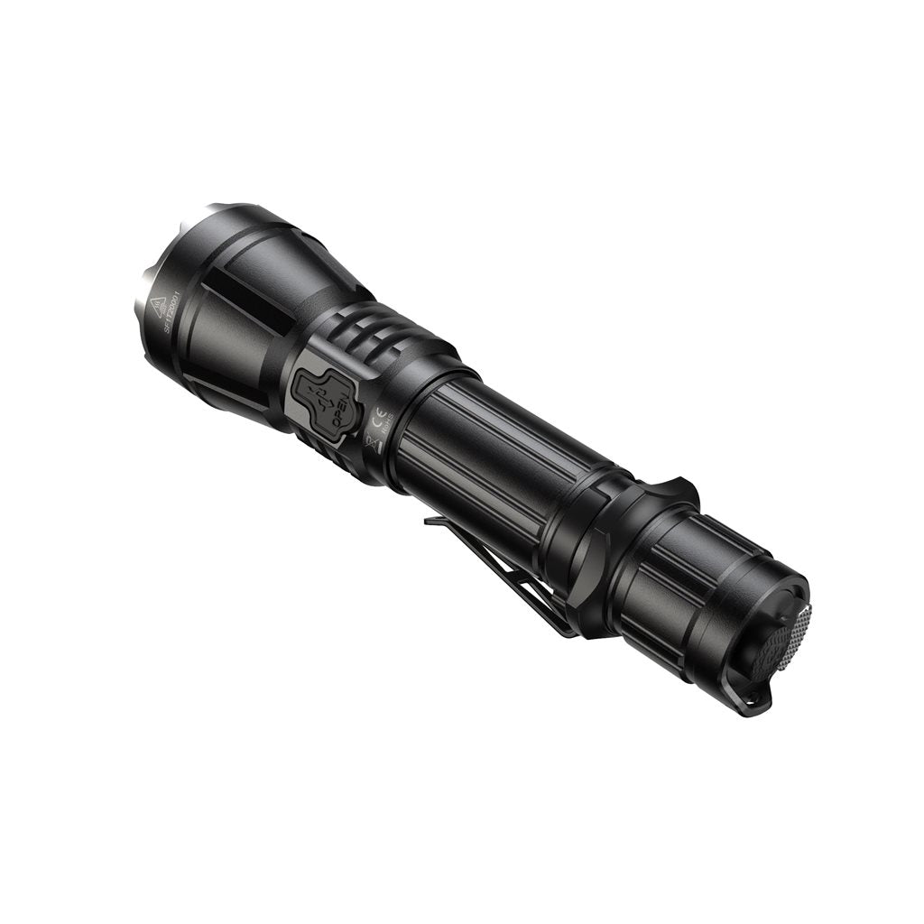 Linterna táctica recargable T2-70-SP 3300 lúmenes alcance 280 metros IPX8 cuerpo aluminio