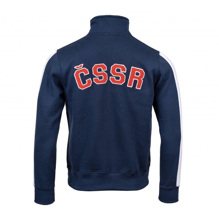 Sudadera retro ČSSR con franja, sin capucha
